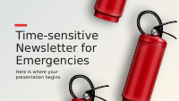 Time-sensitive Newsletter for Emergencies by Slidesgo.pptx
